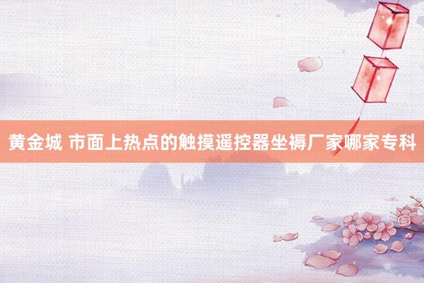黄金城 市面上热点的触摸遥控器坐褥厂家哪家专科