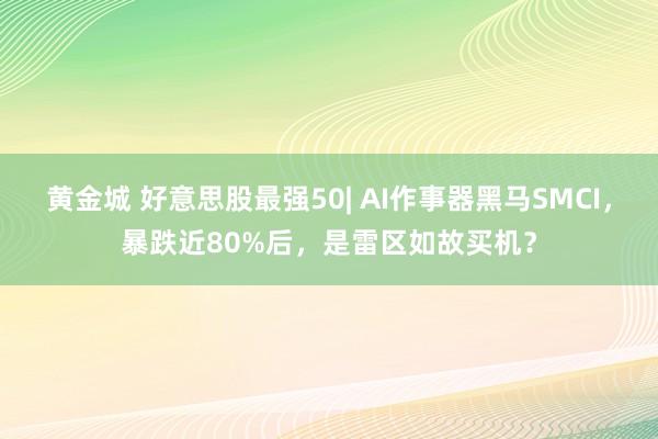 黄金城 好意思股最强50| AI作事器黑马SMCI，暴跌近80%后，是雷区如故买机？